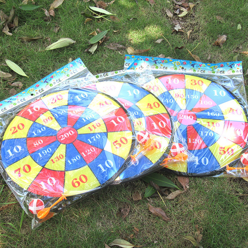 Children's dartboard toy plastic ball needle plush fabric soft paper dartboard manufacturer revised sticky dart ball