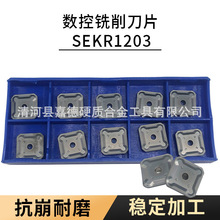 硬质合金数控铣削刀具数控铣刀片刀粒SEKR1203AFTN