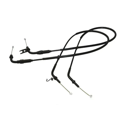 Suitable for Kawasaki Z1000 10-13 Motorcycle Throttle Cable, Return Cable, Clutch Cable, Clutch Pull Cable (Motorcycle frame) - black-throttle-cable