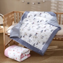 婴儿被子春秋季宝宝可拆洗豆豆冬被纯棉四季通用儿童幼儿园小被子