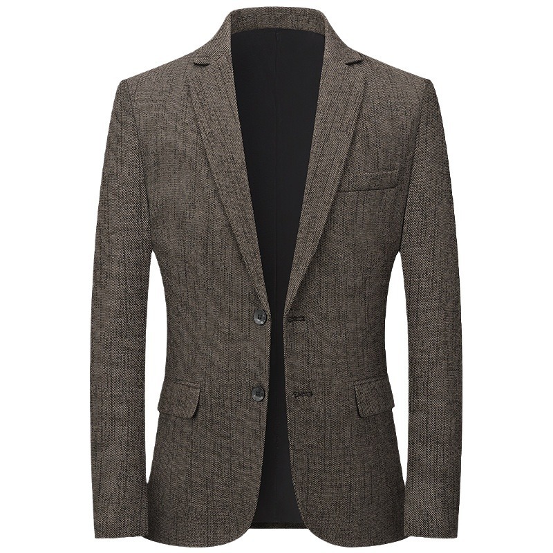 Trajes casuales de primavera para hombres nuevos trajes de mediana edad de primavera y otoño occidentales de alto nivel de negocios para hombres