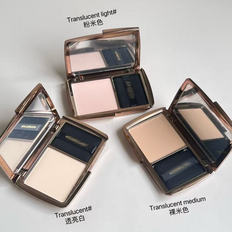 【跨境外贸】Hour,glass柔焦粉饼Translucent轻雾蜜粉饼哑光定妆|undefined