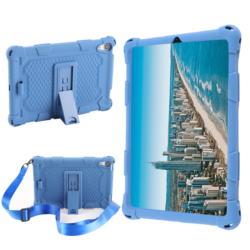 Applicable for Apple ipadmini6 protective case silicone drop-resistant with bracket shell mini2021 protective soft case