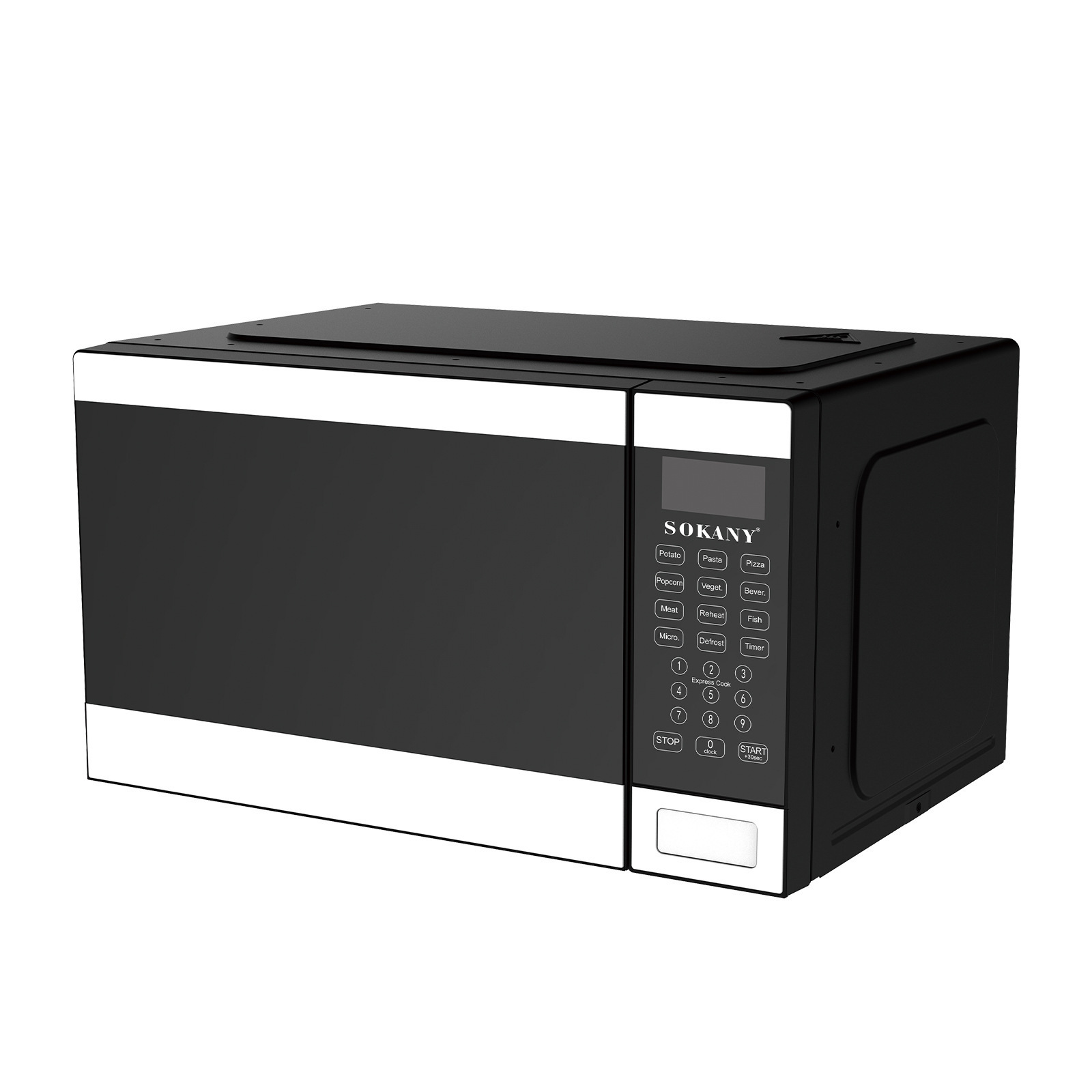 Export Microwave Electric Oven Sokany Smart Flat-Panel Microwave Oven Household Mini Light Wave Oven Oven 10017