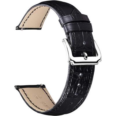 T 78214 Crocodile pattern pin buckle strap 鳄鱼纹竹节针扣表|ru