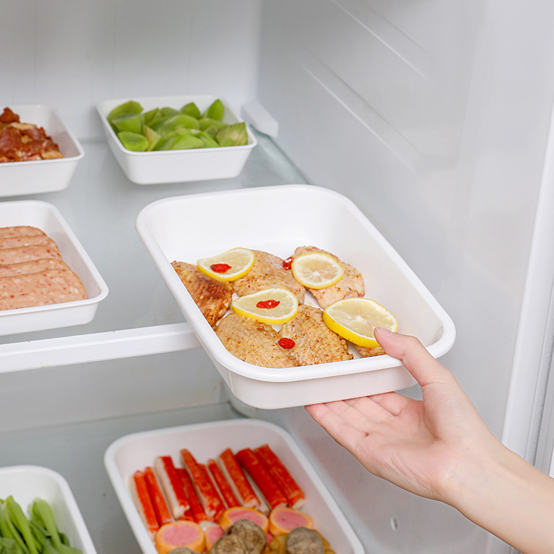 Japanese-Style Food Preparation Tray Camping Dinner Hot Pot Dish Set Home Side Dish Plate Kitchen Cooking Flat Tray