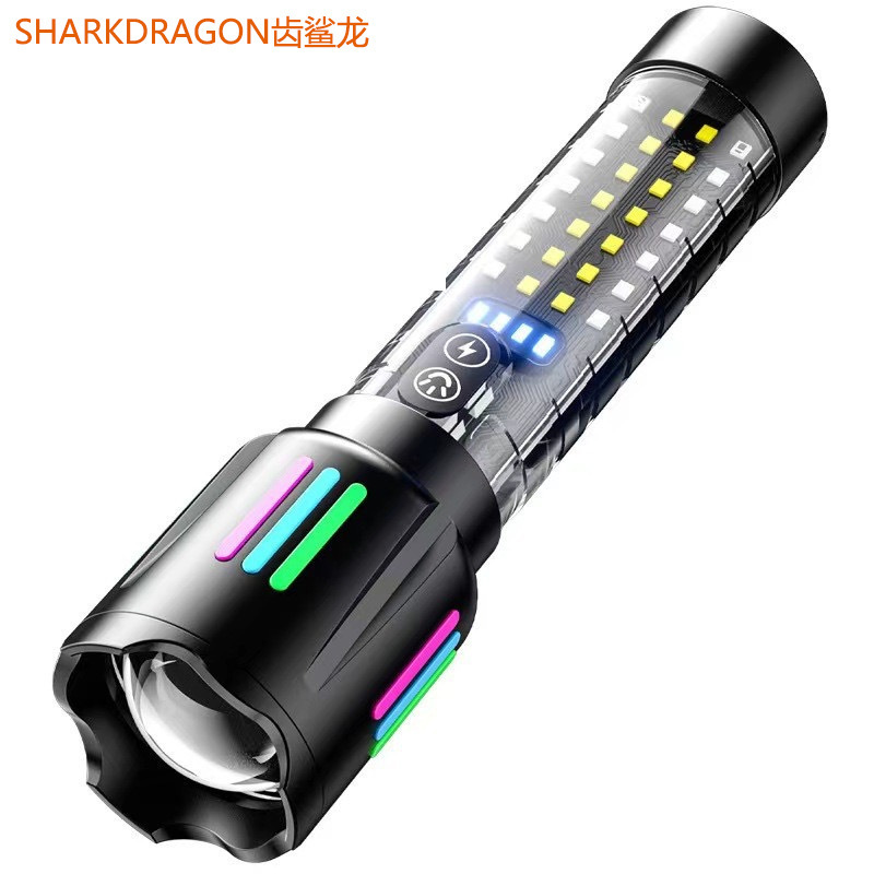 520 백색 레이저 손전등 내장 1800mAh