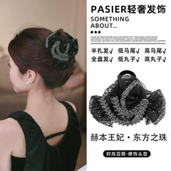 蝴蝶结夹子发夹后脑勺抓夹ab面鲨鱼夹女大号发量多跨境一件代发