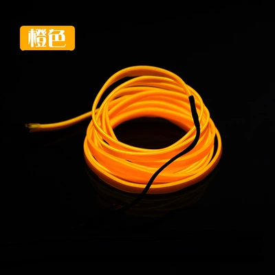 Cold Light Car Atmosphere Lamp with: Panel (Dashboard) işıqlandırması - orange
