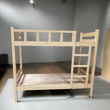 湖南松木高低床子母上下铺床高架母子儿童床双层橡木上下床松木