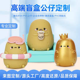 pvc软胶公仔定制塑胶搪胶盲盒公仔定做潮玩手办卡通玩偶摆件订制