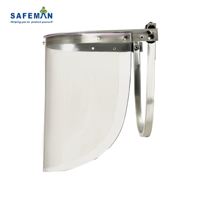 SAFEMAN君御 M1014-2耐高温PC防护面屏厚款3mm配安全帽式防飞溅