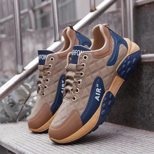 2025 Four Seasons Новые мужские спортивные и повседневные туфли для студентов в стиле Forrest Gump, мужские туфли на толстой подошве, универсальные молодежные туфли для пап