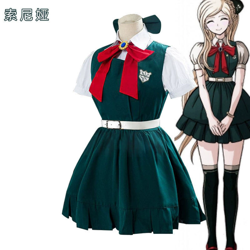 Косплей-костюм Danganronpa — Микан Сайонджи, Кёко Киригири, Сония школьная форма, S–XXL