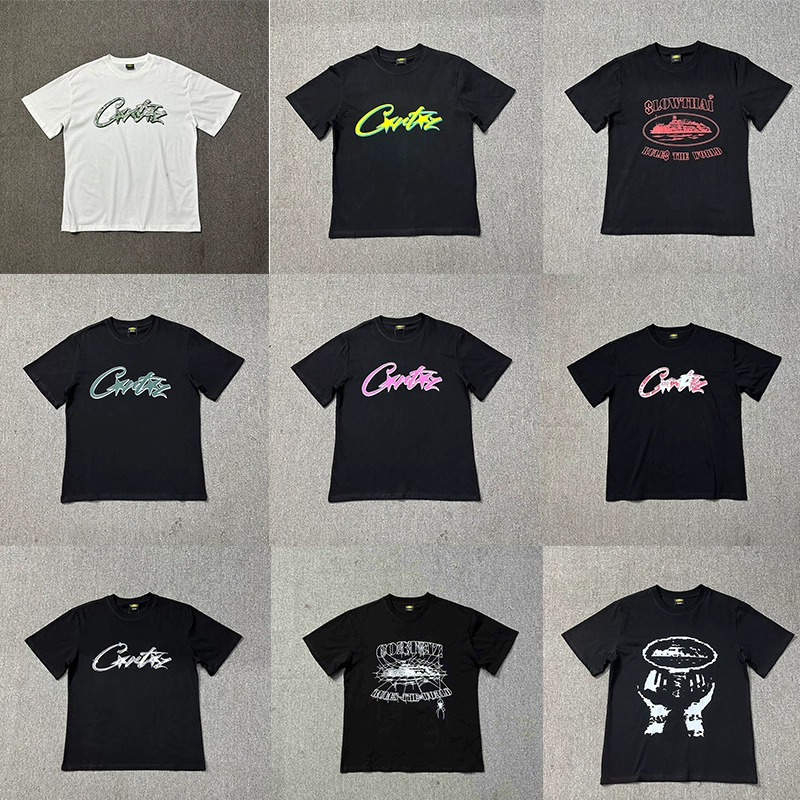 VLONE FOG Алькатрас Corteiz американская уличная свободная парусная любящая футболка с короткими рукавами для мужчин и женщин свободная tee