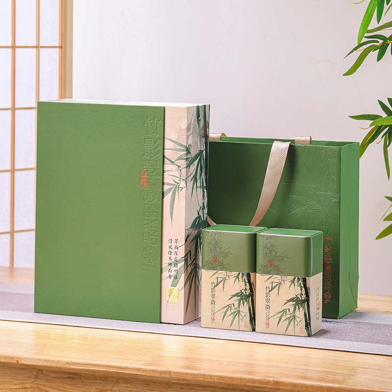 明前龙井绿茶叶礼盒装空盒高档碧螺春毛尖包装盒空礼盒半斤一斤装
