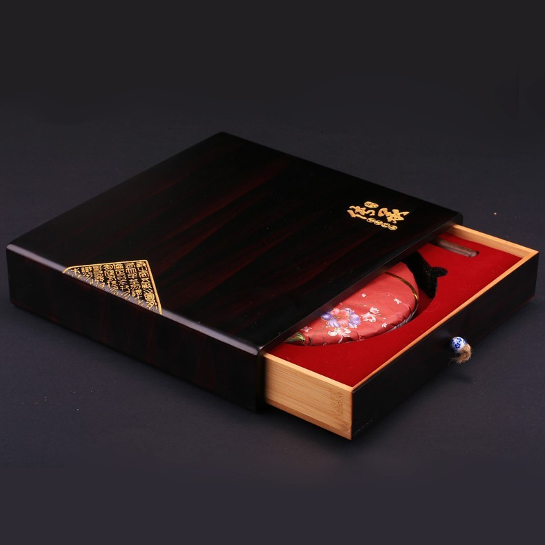 高档传承茶饼包装盒空礼盒普洱饼福鼎白茶饼盒牡丹通用饼盒包装盒