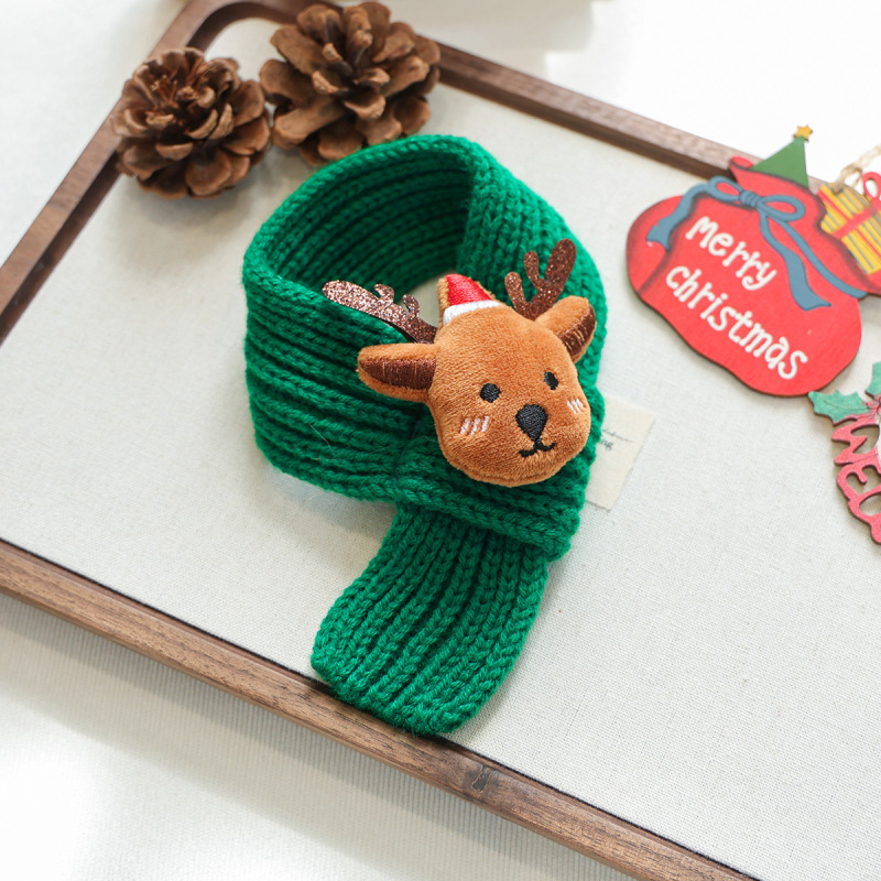 ペット、犬、猫、小型犬、子犬、ファッショナブル、ロマンチック、かわいいアクセサリー、クリスマススカーフ|undefined