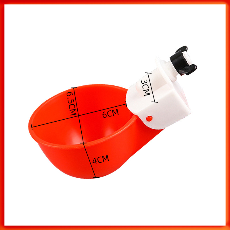 Tazón de agua de pollo transfronterizo Tazón de agua para beber automático de aves de corral Dispensador de agua de pollo automático Taza de agua de pollo, pato y ganso Cría de artefactos de alimentación de agua