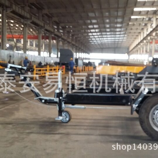 供应泰安单轴惯性制动移动电站泵站水泵拖车底盘