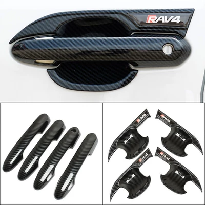 Portal Wrist Door Bowl Handle Sticker - 20-23-rav4-rongfang-carbon-fiber-pattern-door-bowl-pull