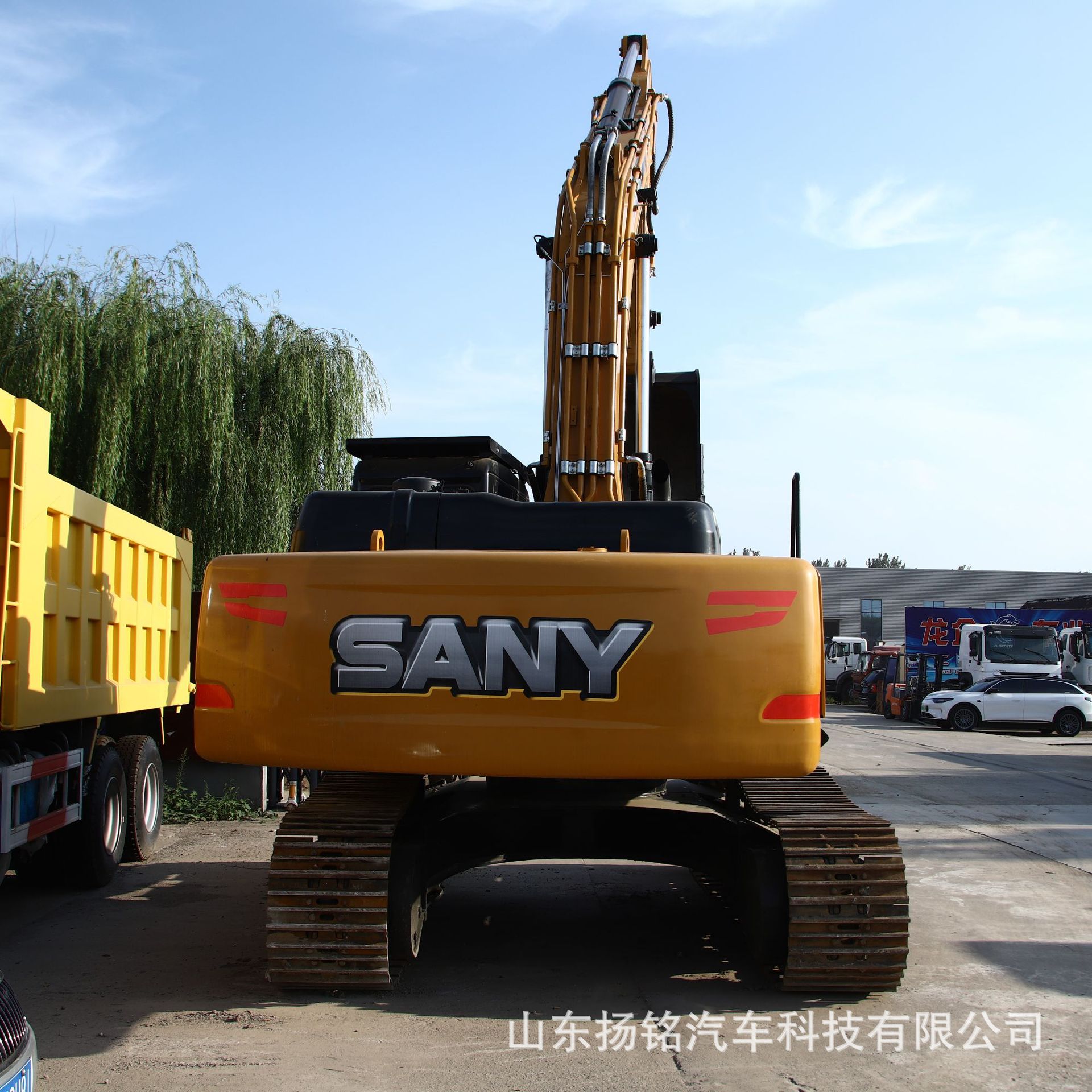 Excavadoras modernas de gran tamaño, excavadoras modernas de exportación de maquinaria de ingeniería, excavadoras de orugas