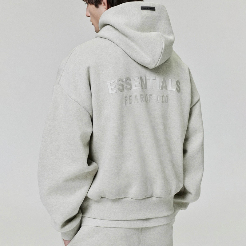 Fog Stack Essentials Season 9 High Street Casual Loose Metal Pressed Couple Sweatshirt Trend