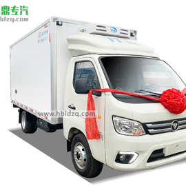福田后双轮柴油版冷藏车 微型市内配送冰激淋小货车蓝牌3米鲜果车
