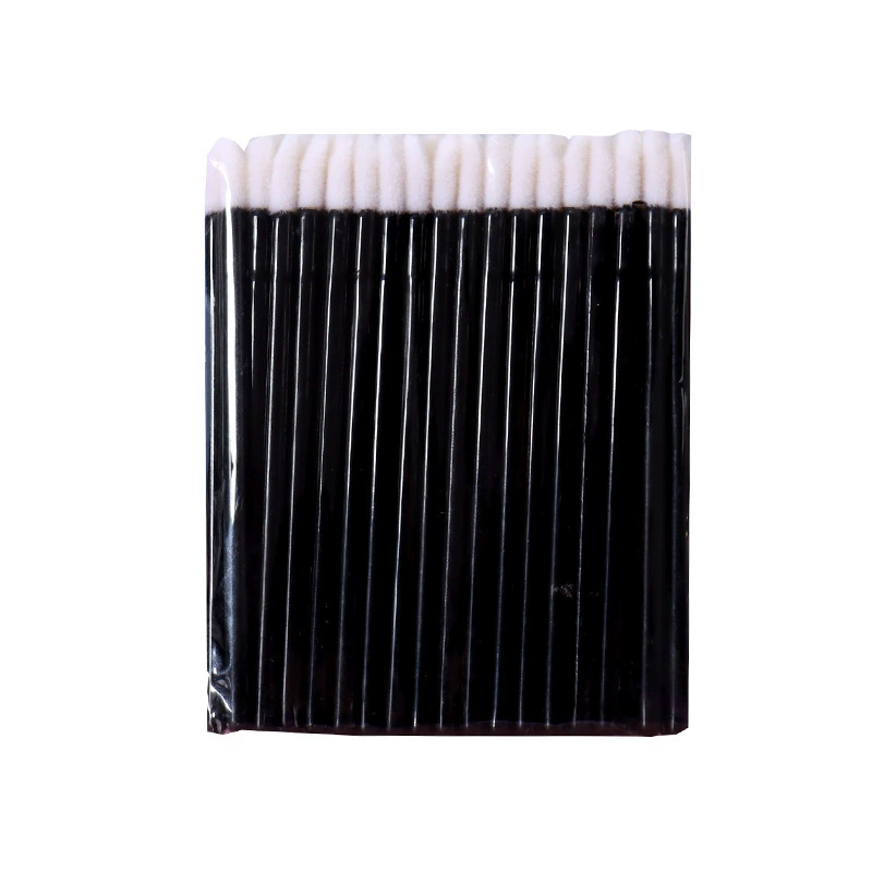 Lip Applicator Swab Sticks, 50-Pack Solid Rod, Soft Foam Tip, Multi-Color
