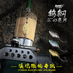 路亚饵钨钢亮片微物溪流马口翘嘴罗飞鱼远投迷你亮片假饵外贸批发