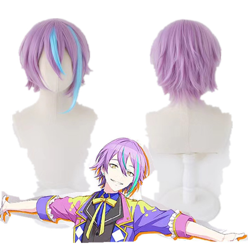 world plan color stage feat. first sound future god generation class cos wig purple gradient in stock