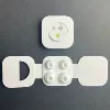 Combination [one pair of S/L] Applicable to AirPods Pro1/2 generation white replacement earbuds-pressure relief version