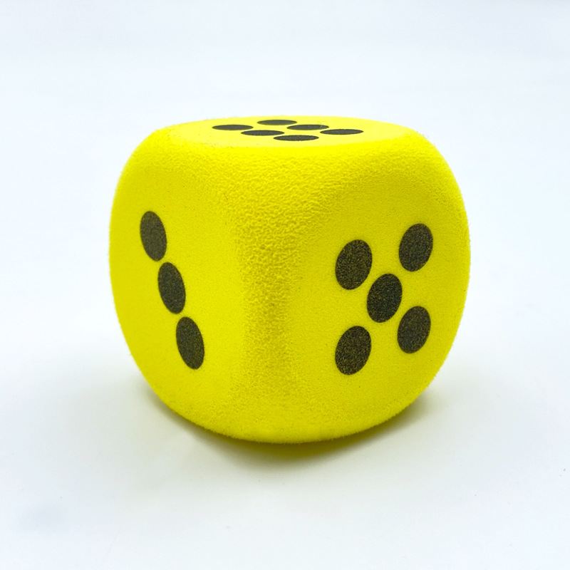 Color al por mayor 38mm redondeado Eva molienda dados de espuma DIY creativo ángulo recto dados de espuma EVA dados