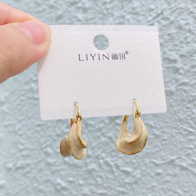 Liyin/Libeliying カラフルなオイルドリップシリーズ ニッチデザイン 高級感 おしゃれな雰囲気 イヤリング イヤリング|undefined
