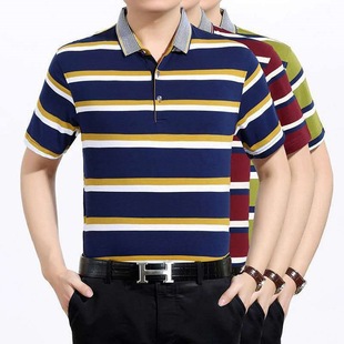 Foreign Trade Tail Goods Men's Clothing in Stock 5 Yuan Clearance Middle-Aged and Elderly Dad's Summer Clothes Cheap Wholesale in Stock