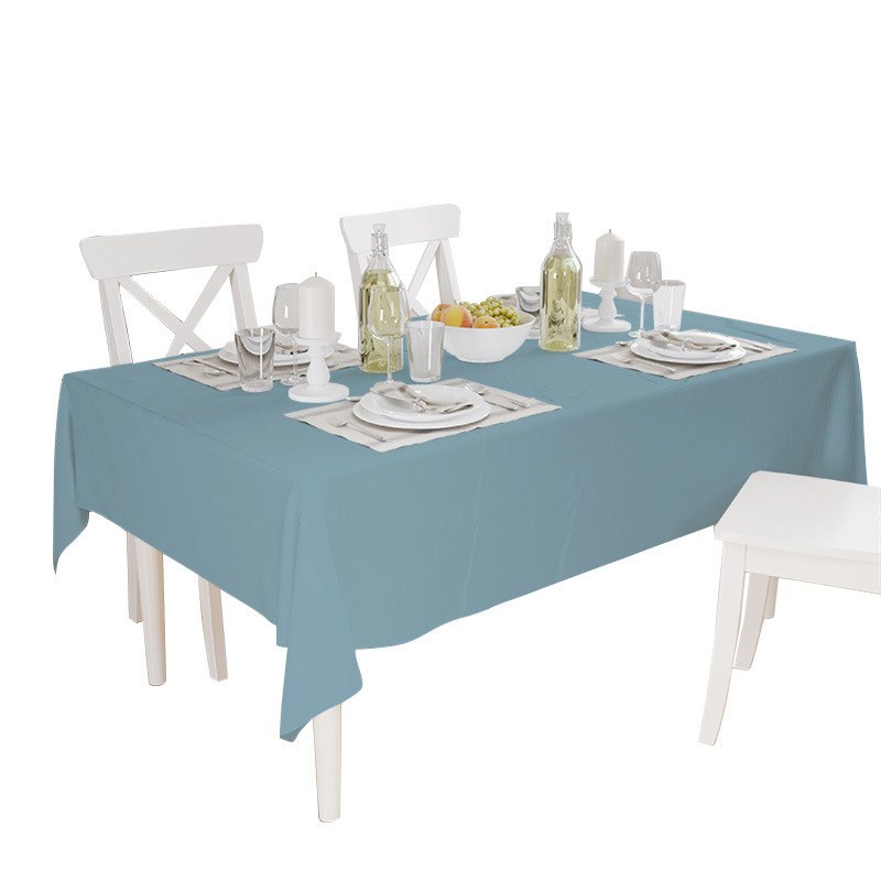 Mantel para el hogar de color sólido Mesa de comedor de lujo con luz de estilo nórdico Mantel impermeable PEVA Mantel simple de varios tamaños ecológico