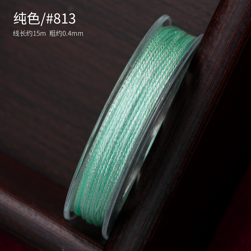 小巻6本の幻彩線六本糸セット段染手織りちまき蓮のブレスレット手綱金糸diy|undefined