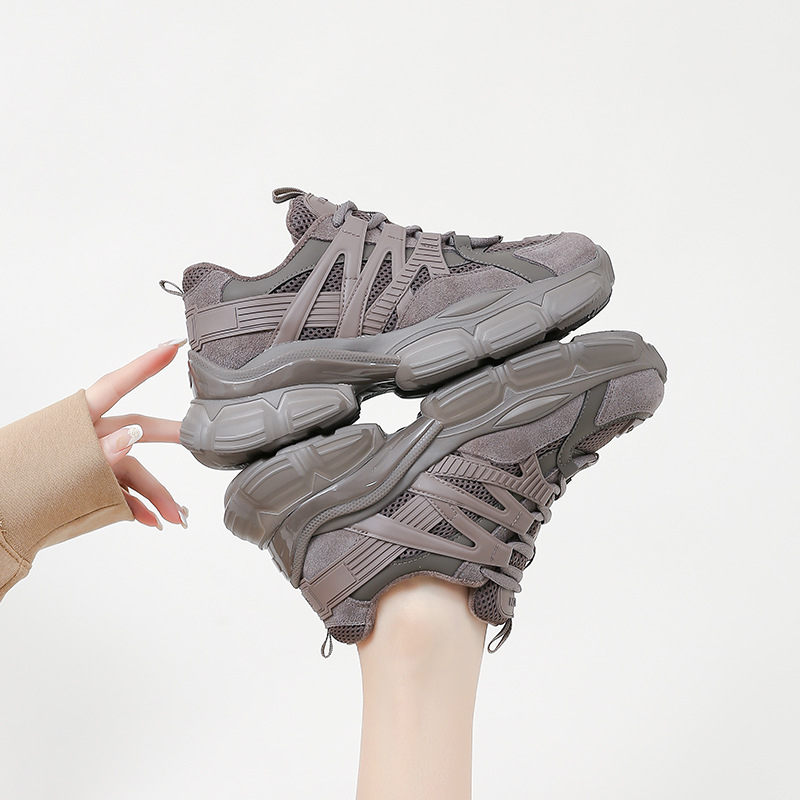 Chaussures papa femmes automne et hiver nouveau fond épais chaussures de marée accrue Version coréenne de Ins Net rouge chaussures de sport décontractées femmes_voghion.com