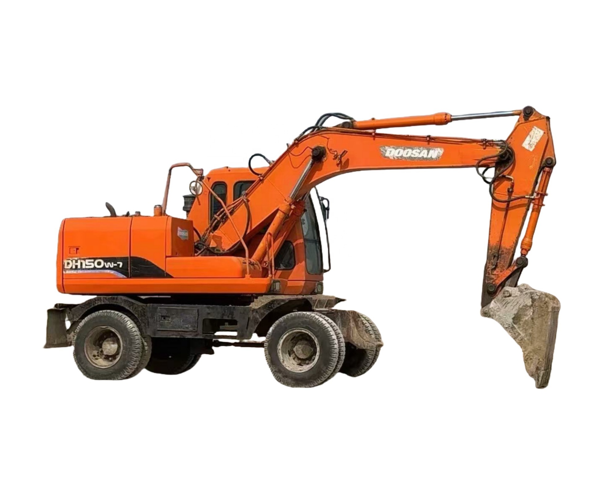 二手斗山DH150W-7轮式挖掘机