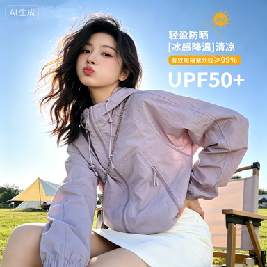 Ice Silk Sun Protection Clothing for Women 2026 New Summer Lightweight Loose Uv Protection Stylish Skin-Friendly Jacket for Petite Men