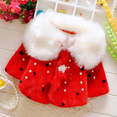 Children's clothing wholesale new winter products girls thickened warm cloak cloak coat small children's clothing consignment 1140