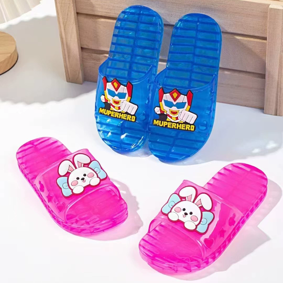 Новая боковая пустая хрустальная детская тапочки весной 2023 года