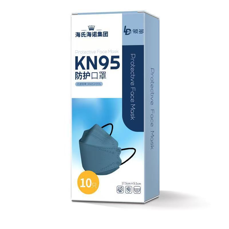 海氏海诺医用外科口罩夏季薄款清凉玻尿酸N95鱼嘴型防护儿童口罩|undefined