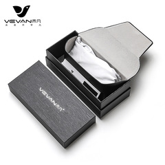 可印LOGO未凡高檔眼鏡盒皮質三層加厚天地蓋墨鏡外包裝盒套盒批發