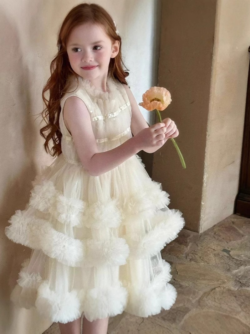 summer children's fashionable dress sleevless