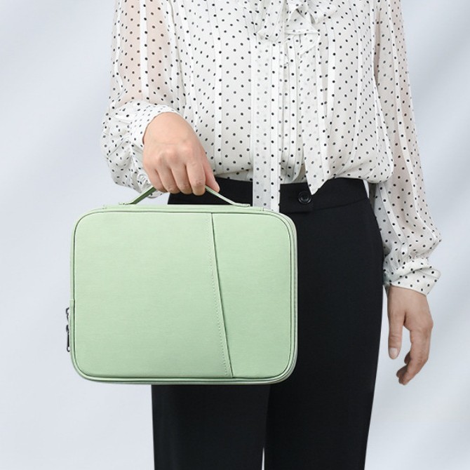 Simple Shock-Proof iPad Tablet Bag with a High-End Feel, Lightweight Portable Tablet Storage Bag, Large Capacity Inner Bag
