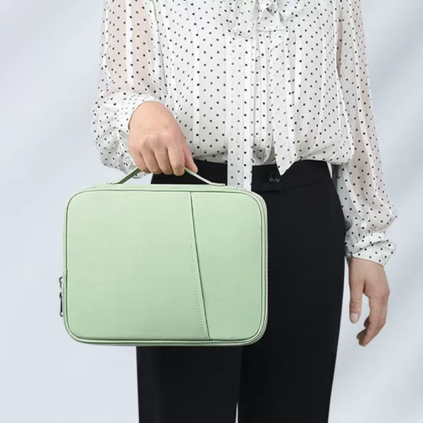 Simple Shock-Proof iPad Tablet Bag with a High-End Feel, Lightweight Portable Tablet Storage Bag, Large Capacity Inner Bag