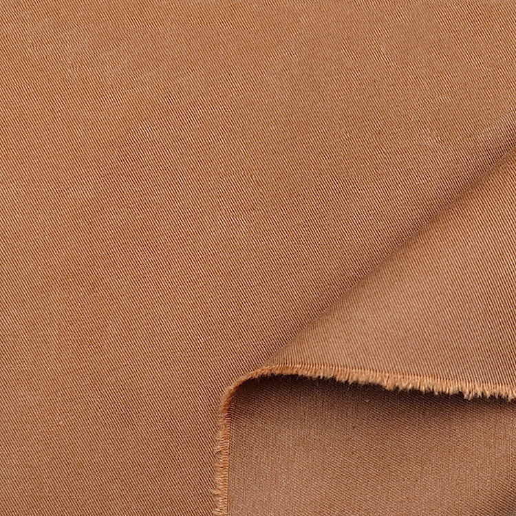 Al por mayor de alta calidad suave de color sólido 100% algodón trenzado pantalones de tela de twill