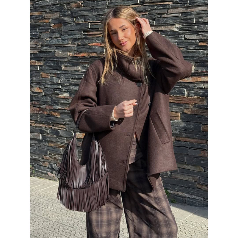 Japón y Corea del Sur estilo casual pantalones rectos a cuadrícula versátiles mujeres 2026 nuevo estilo transfronterizo Europa y Estados Unidos comercio exterior al por mayor image 3