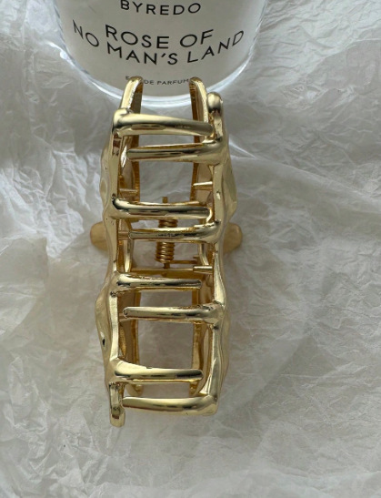 Strassenmode Frau Stern Metall Überzug Haarkrallen display picture 5